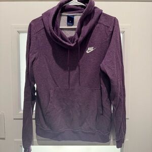 Nike Women's Turtleneck Sweater in Deep Purple